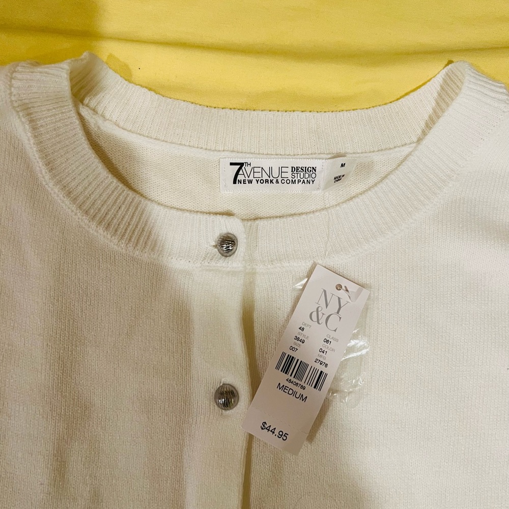 NWT - 7th Avenue - Double-Pocket Chelsea Crewneck - Picture 4 of 6
